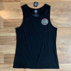 Men’s Black Graphic Tank Top